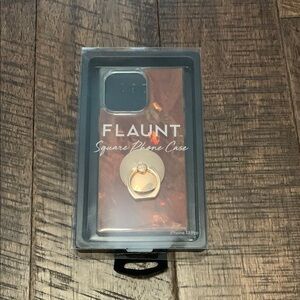 Square Phone Case for iPhone 13 Pro - Brown